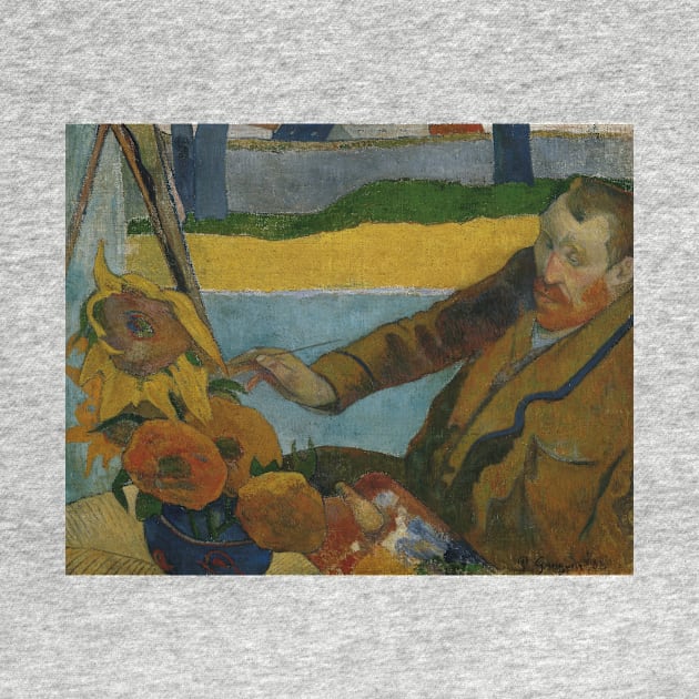 Vincent van Gogh Painting Sunflowers by Paul Gauguin by Classic Art Stall